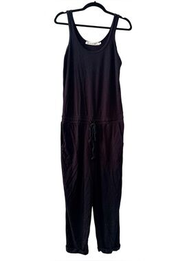Michael Stars Black Sleeveless Drawstring Jumpsuit